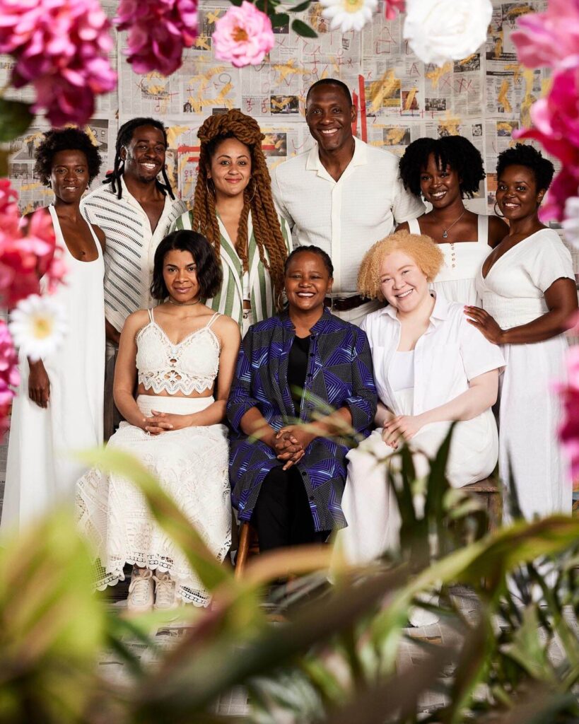 Edwidge Danticat, Lileana Blain-Cruz and The Cast of Create Dangerously, Photo by FURIOSA Productions. Create Dangerously